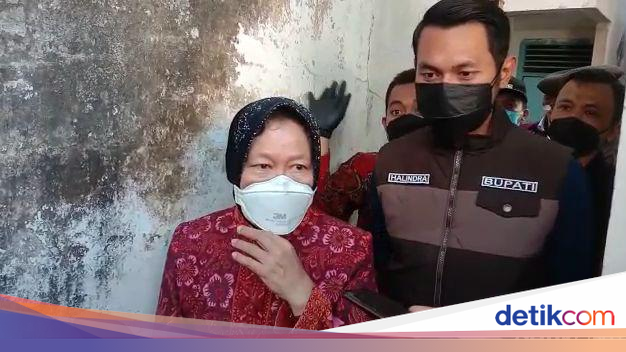 Blusukan ke Tuban, Risma Marah Temukan Bansos Sembako Hanya Dibagikan 2 Bulan - detikNews