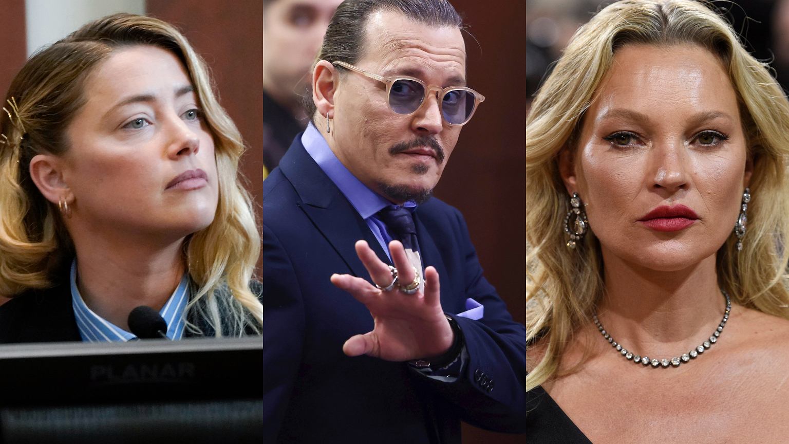 Amber Heard wspomniała Kate Moss. Prawnik Johnny'ego Deppa nawet nie udawał. Był zachwycony! - Plotek.pl