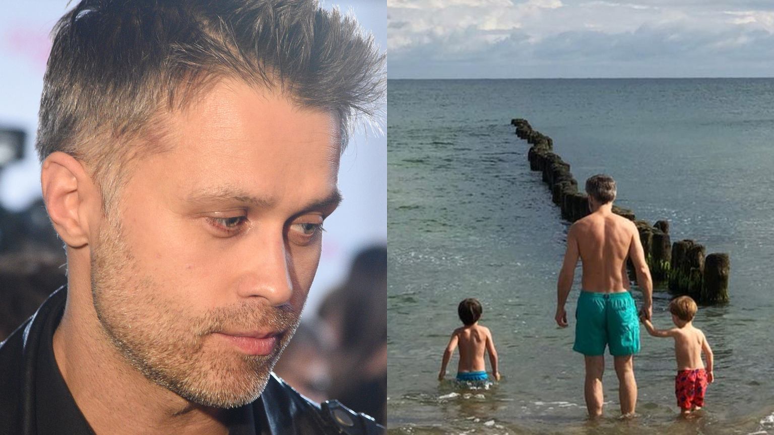Maciej Zakościelny wypoczywa z rodziną nad morzem. Jego najnowsze zdjęcie zaniepokoiło fanów. 