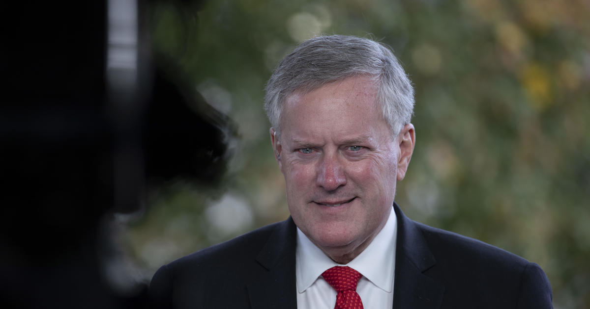 House January 6 committee recommends contempt charges against Mark Meadows - CBS News