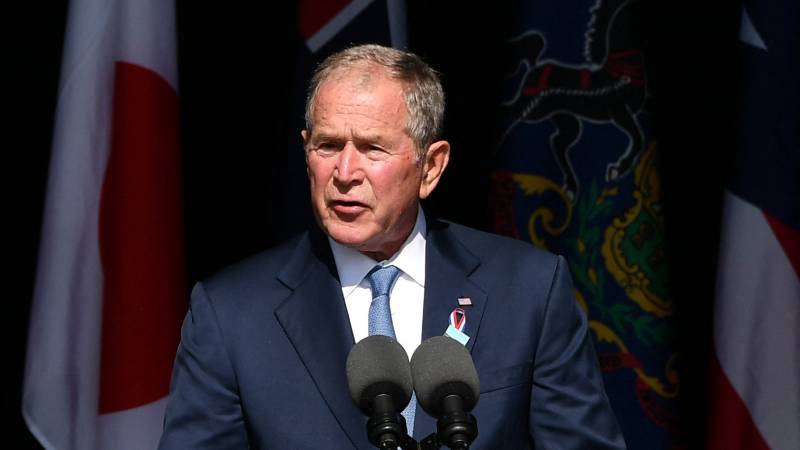 George W. Bush verspreekt zich: 'Invasie Irak... ehh ik bedoel Oekraïne' - NOS