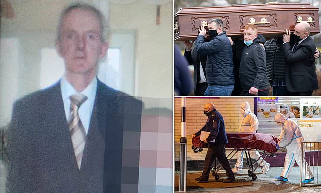 Pictured: Peadar Doyle who was carried to Irish post office by nephew in bid to claim his pension - Daily Mail