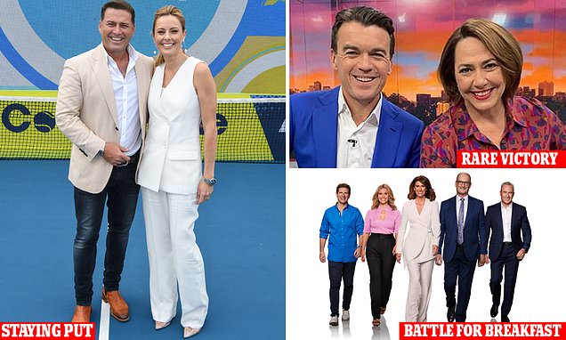 Today hosts Karl Stefanovic and Allison Langdon have signed long-term contracts with Nine - Daily Mail