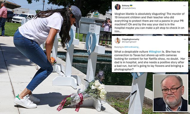 Meghan Markle slammed for appearance at site of Texas massacre - Daily Mail