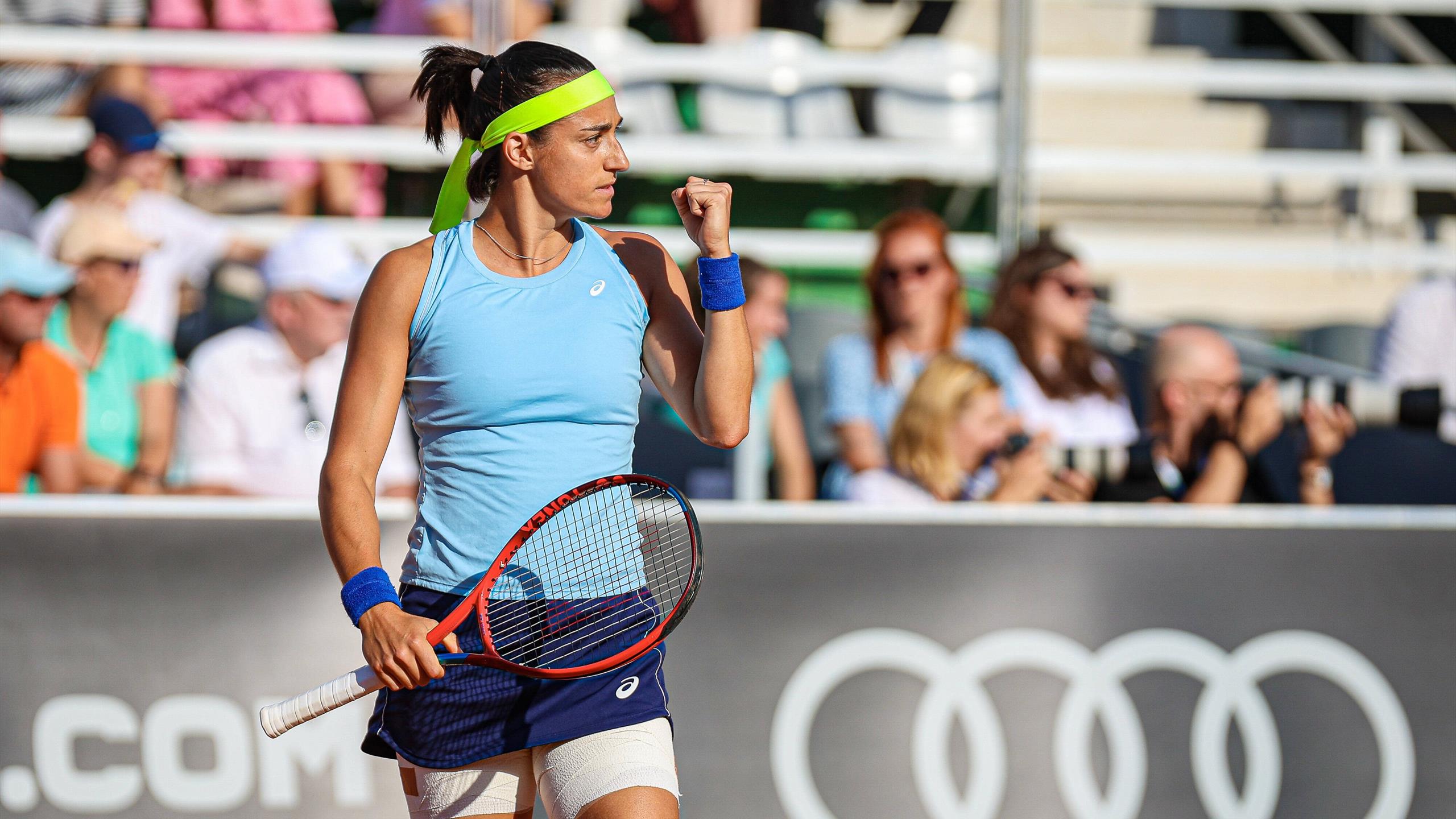 WTA Varsovie - Caroline Garcia bat Iga Swiatek en quarts (6-1, 1-6, 6-4), premier succès contre une n°1 mondiale - Eurosport FR