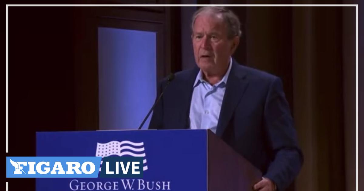 VIDÉO - Une invasion «totalement injustifiée de l'Irak... je veux dire, de l'Ukraine» : le lapsus de George W. Bush - Le Figaro