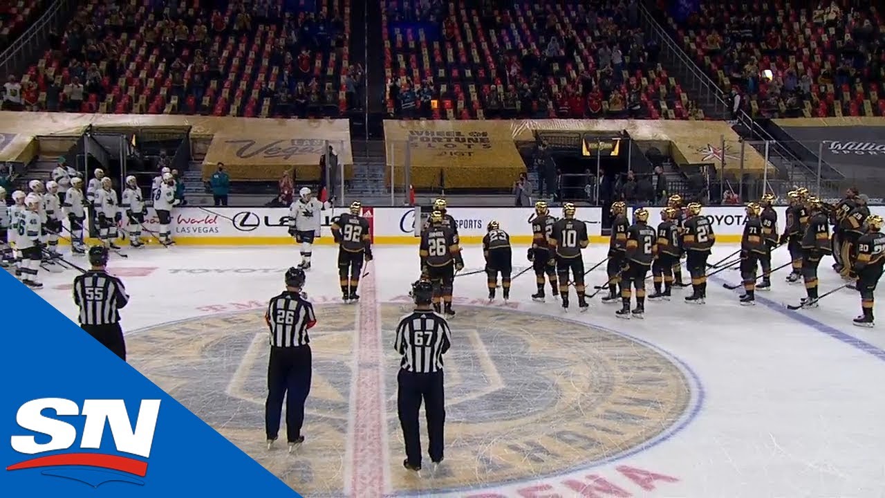 Golden Knights Salute & Shake Hands With Patrick Marleau On His Milestone Night - SPORTSNET
