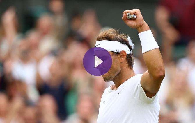 Wimbledon : Inusable, Rafael Nadal arrache sa demi-finale ! - beIN SPORTS