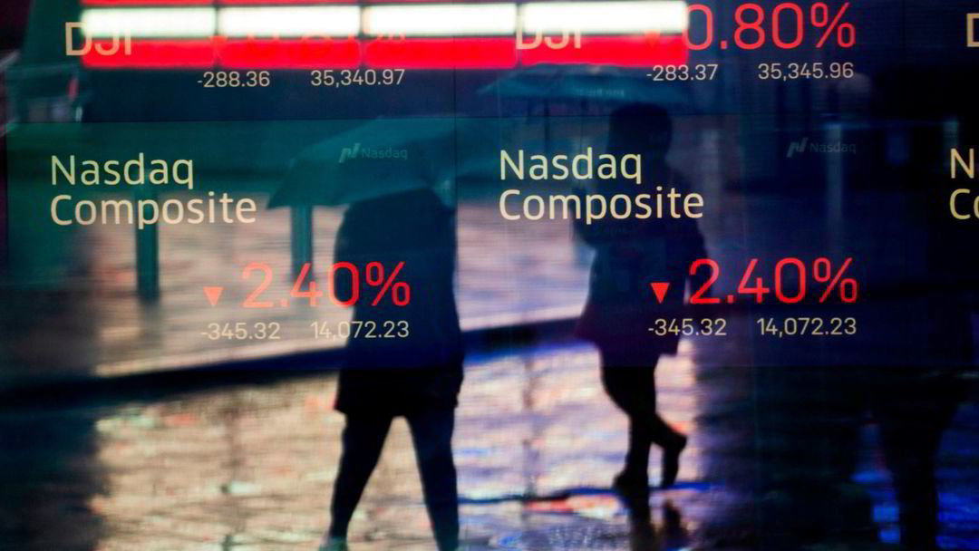 Wall Street faller kraftig etter gårsdagens rentebeskjed – Nasdaq og S&P ned tre prosent - Dagens Næringsliv