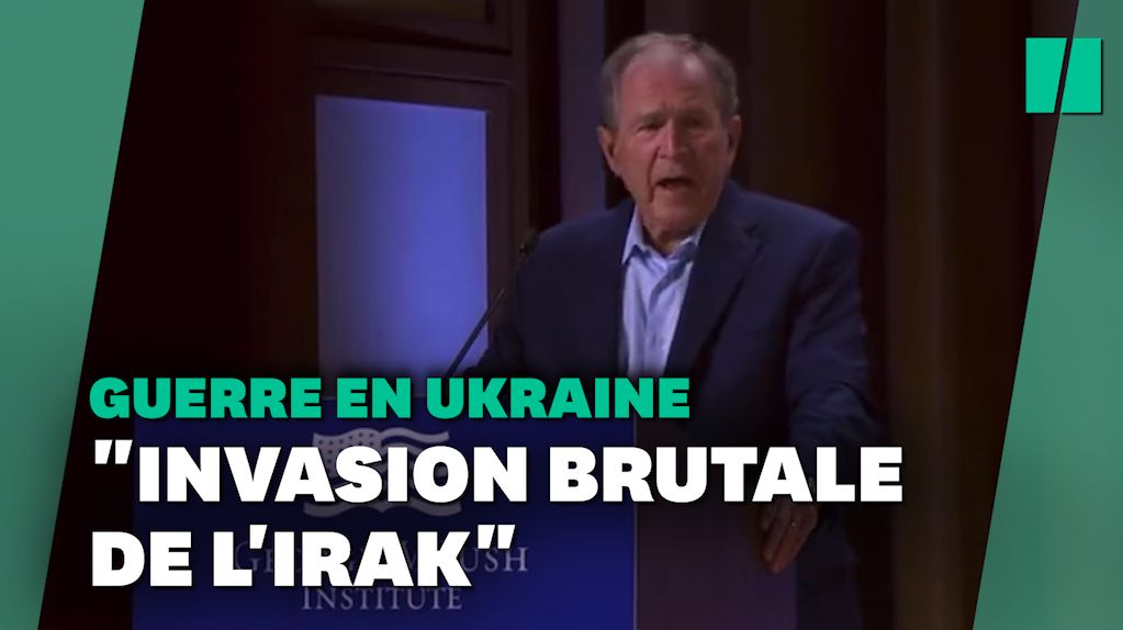 Ce lapsus de George W. Bush entre Irak et Ukraine n'est pas passé inaperçu - Le HuffPost