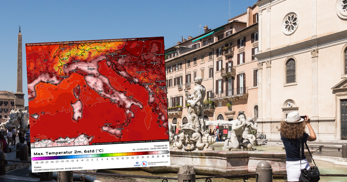 Kopuła ciepła we Włoszech i Hiszpanii. Będzie nawet 48 st. C. - Wiadomości - Onet