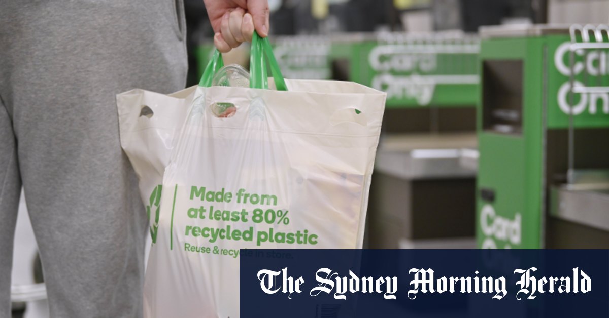 Woolworths, Big W to phase out reusable plastic bags - Sydney Morning Herald