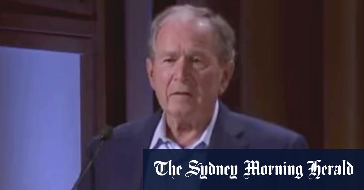 ‘I mean Ukraine!’: George W Bush confuses Iraq with Ukraine - Sydney Morning Herald