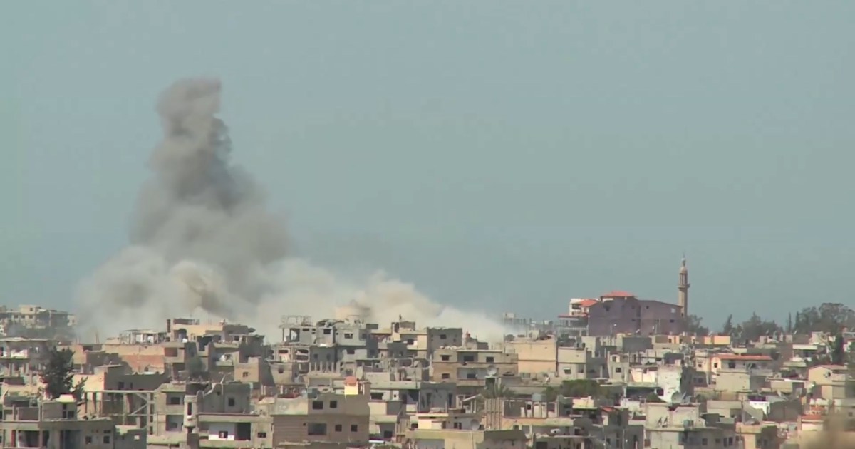 النظام السوري يصعّد هجومه على الأحياء المحاصرة في درعا البلد - aljazeera.net