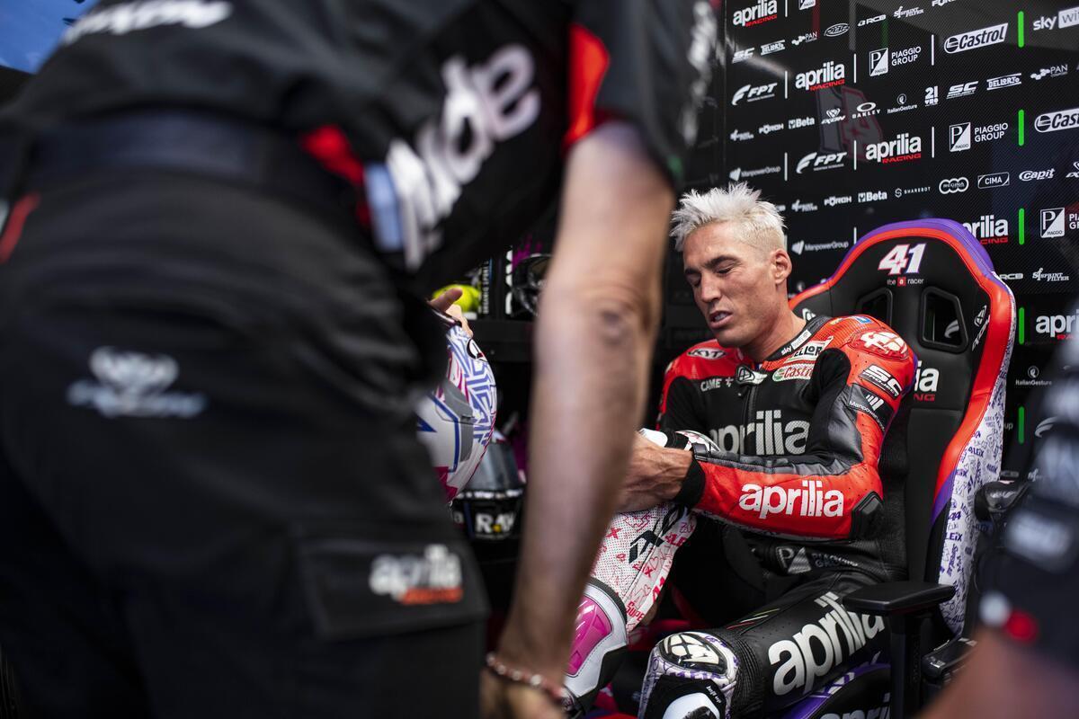 MotoGP Silverstone J2 BREAKING NEWS : Aleix Espargaró prendra sa décision dimanche matin de courir ou non - Media Service