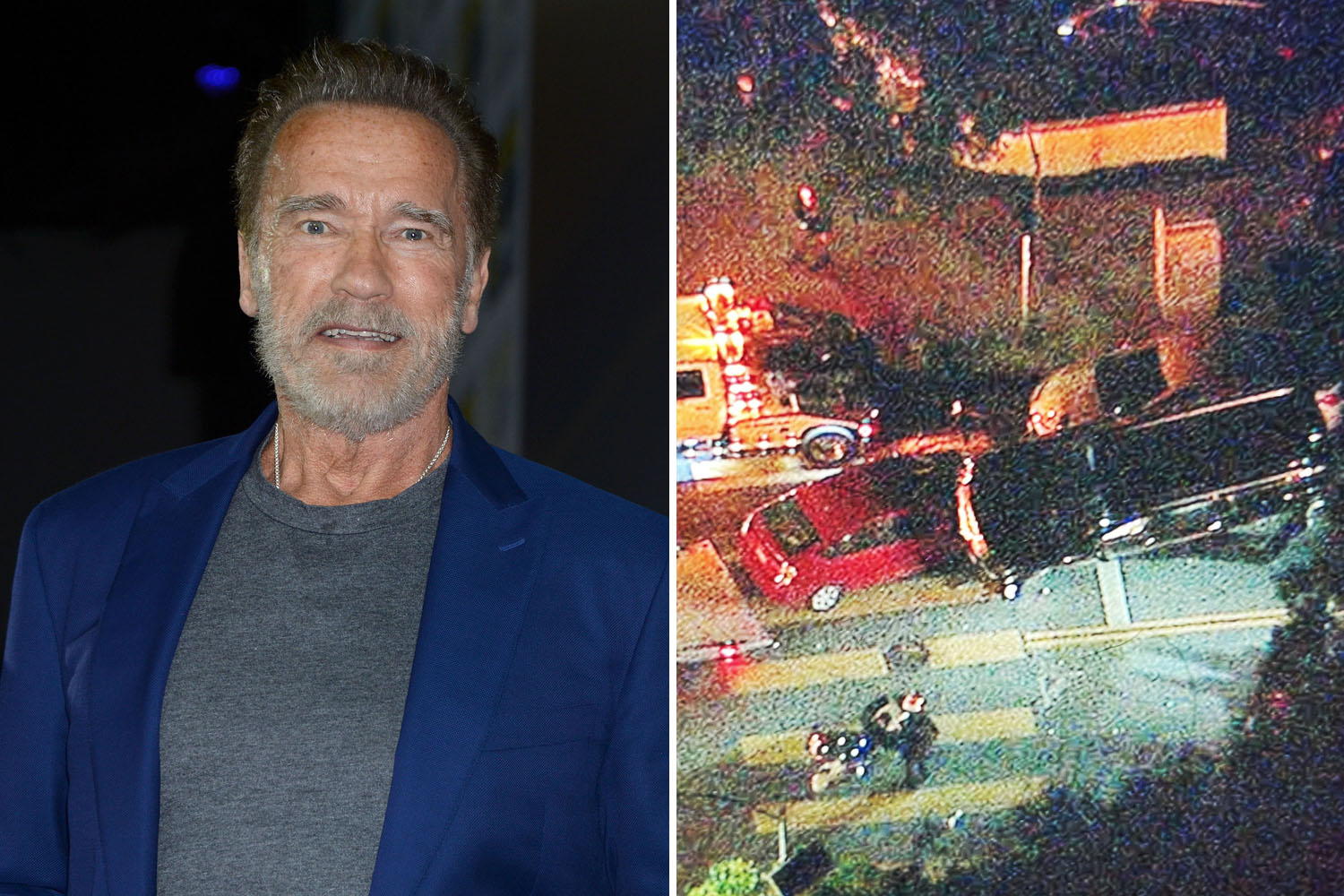 Arnold Schwarzenegger ‘in bad car accident as SUV rolls over onto Prius’ in wild crash ‘that left one perso... - The Sun